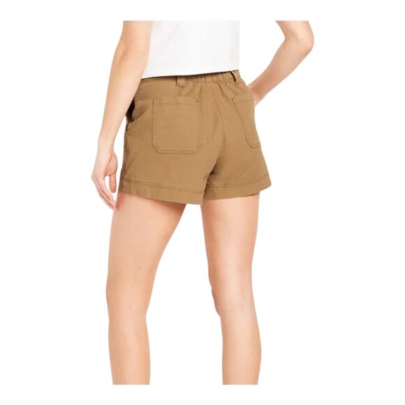 Old Navy High-waisted OG Utility Chino Shorts in Brown Summer Casual Women's XL - Picture 3 of 8